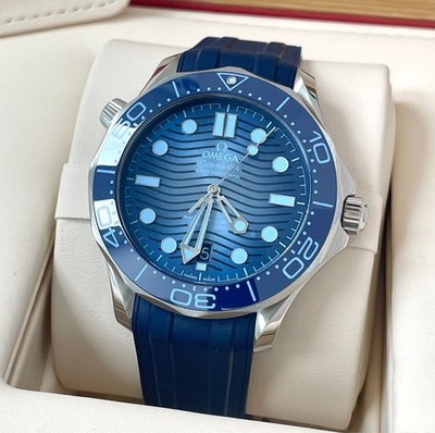 OMEGA SEAMASTER SUMMER BLUE EDITION 300M FULL SET 2024 42MM 210.32.42.20.03.002