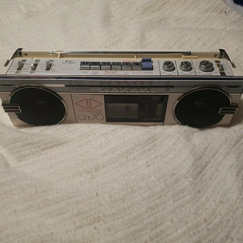 Parts Only • Sharp QT-70 • Stereo • Radio • Cassette • Vintage • QT-70C(W)