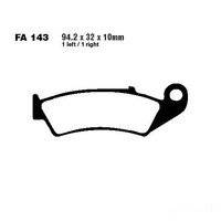 Bremsbelag BremsbeläGe EBC FA143 Hinten FüR Honda NSR 250 R SE Bj. 1994-1999
