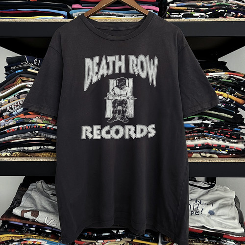 Death Row Records Aged T-Shirt Black L