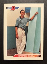 1992 Bowman Mariano Rivera Rookie #302 New York Yankees