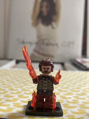PYRO LEGO MINIFIG FIGURE deadpool & wolverine void variant fire power