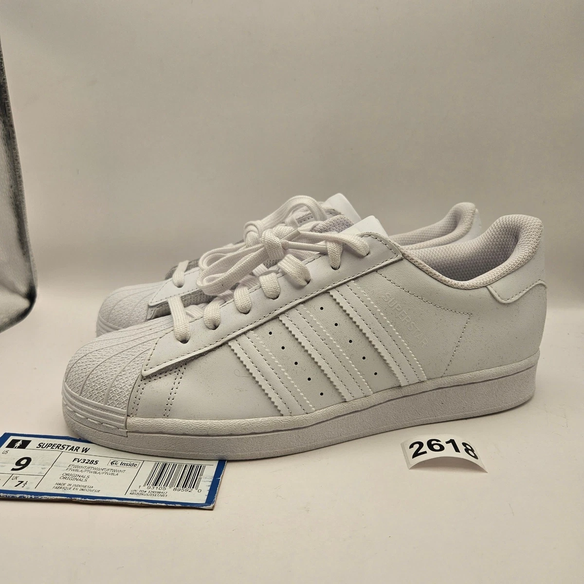 adidas Superstar Triple White W for sale | eBay