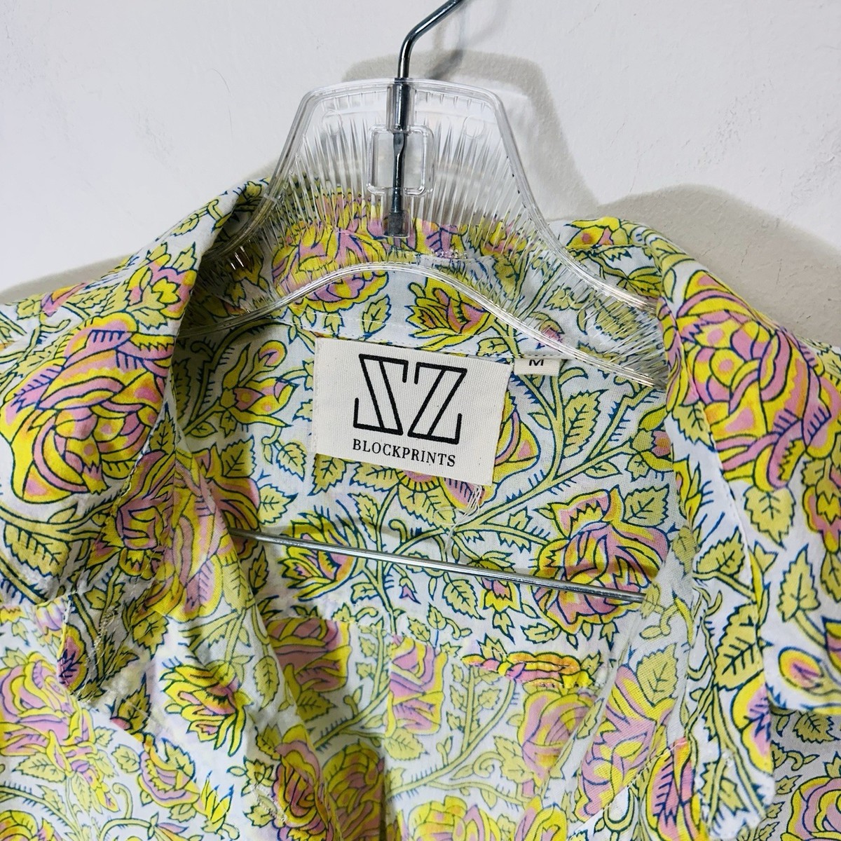 SZ Blockprints™ X J.Crew hand-block-printed oversized shirt Medium