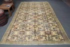 6,2x9,7 ft Large Turkish Vintage Rug, Beige Moroccan Wool Rug