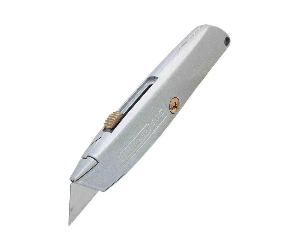 Cuchillo utilitario Stanley Bostitch clásico 99 con hoja retráctil gris 10099 paquete de 6 Foto 2 de 4