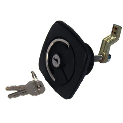 Perko 1081Dp1Blk Flush Lock Latch - Offset Cam Bar Flexible Strike