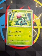 Ivysaur 002/165 Pokemon Scarlet and Violet 151 Common Card TCG