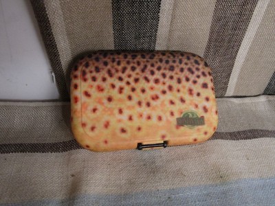 Montana Fly Company  Brown Trout Skin  Poly Fly Box  WIth Split Foam