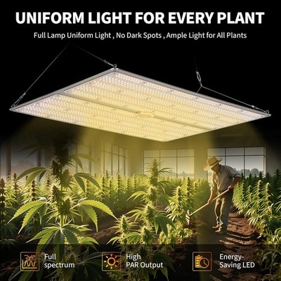 150W/200W/300W/400W/600W LED Grow Light Full Spectrum Indoor Plant Seedlings VEG