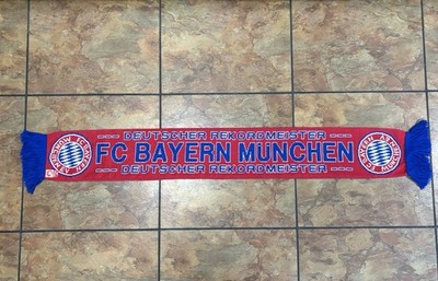 FC Bayern München Munich Scarf Germany Bundesliga Red White Soccer Football