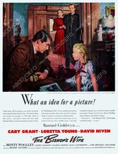 8b20-14719 ad slick Cary Grant Loretta Young David Niven film The Bishop's Wife