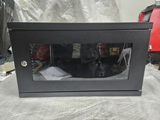 6U 400mm Deep WALL MOUNT 19" CABINET Network Cabinet Computer UK Black