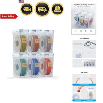 Filament Storage Box 6 Pack for 3D Printer Sealing Dustproof Water-Proof