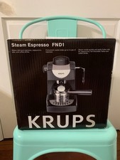 NIB Krups FNDI 4 Cup Steam Espresso Machine