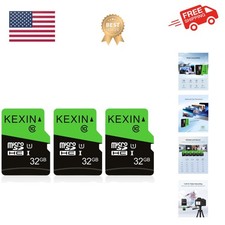 3 Pack 32GB Micro SD Card Memory Card MicroSDHC UHS-I Memory Cards Class 10 H...