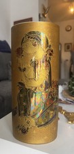 Björn Windblad Vase Echt Gold Handmalerei
