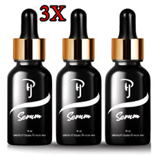 3X PJ Suero para Crecimiento del Cabello 15 ml Barba Bigote Cejas Patillas Cuidado Nutritivo