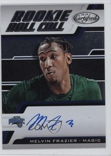 2018-19 Certified Rookie Roll Call Melvin Frazier Jr #RRC-MF Auto 5c2