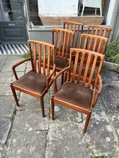 A Set Of Six Mid Century Style 1960s Teak Dining Chairs