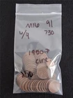 BAG of x50 1950 CIRCULATED Lincoln Wheat Penny's                        #MF-1691