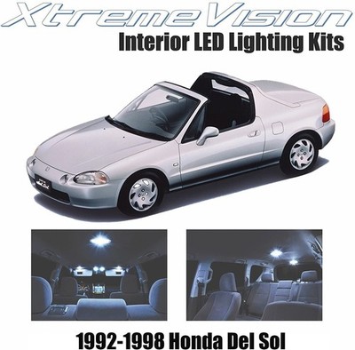 Xtremevision Interior LED for Honda Del Sol 1992-1998 (2 Pieces) Cool White...