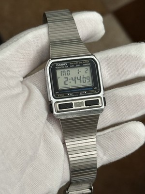 80's】CASIO BA-200 デジタル腕時計 マルチアラーム 電池新品 Rare