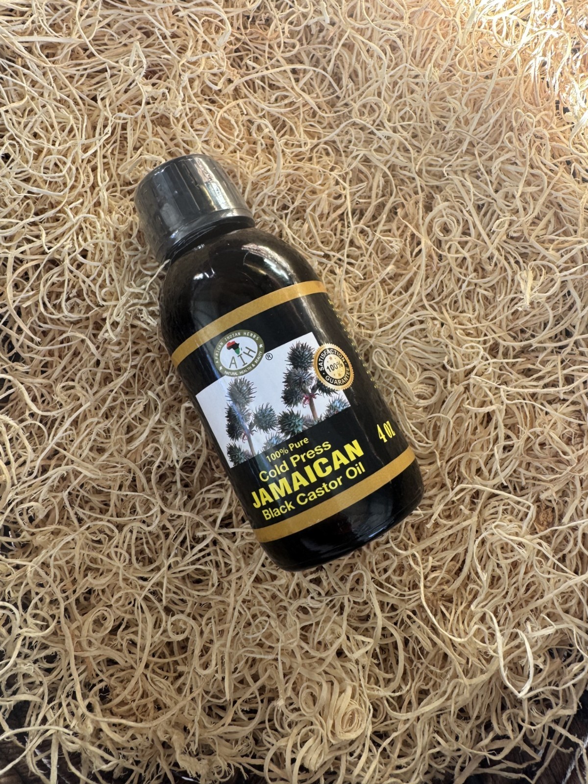 Jamaican Black Castor Oil 4oz &ndash; Cold Pressed Pure JBCO | Hair Growth, Thickening