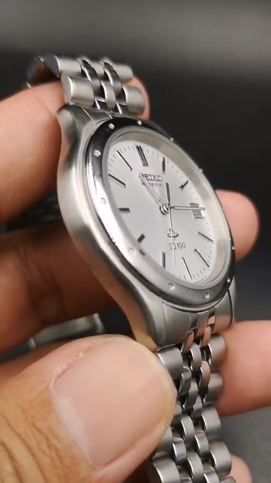 Vintage Seiko KINETIC SQ100 Men quartz watch. 5M42-0B50 | eBay