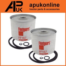 2x Fleetguard Fuel Filter for Manitou ML 630 632 635 MLA 627 628 Telehandler