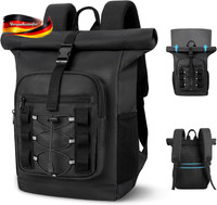Iseyou KüHlrucksack Groß 24L, Isolierte Rolltop KüHltasche Rucksack, Auslaufsich