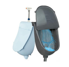 Wall Mounted Commercial Urinal with Cover Bathroom Washout for Men