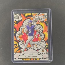 Panini 2025 Donruss Bomb Squad J.J. McCarthy #BS-JMY Vikings Football Card