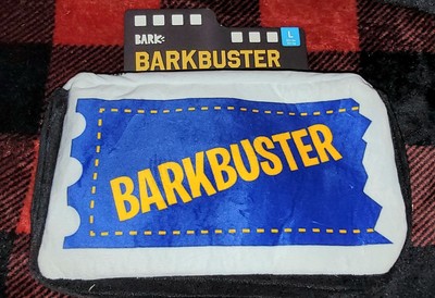 Bark Box Barkbuster Video Drool Intentions Plush Blue Large Dog Toy NEW NWT