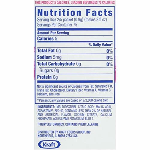 Crystal Light Raspberry Ice Drink Mix (30 On the Go Packets) - Image 3 of 4