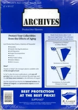 50 E. Gerber Archives 4 Mil Mylar Golden Age Comic Book Sleeves 800R