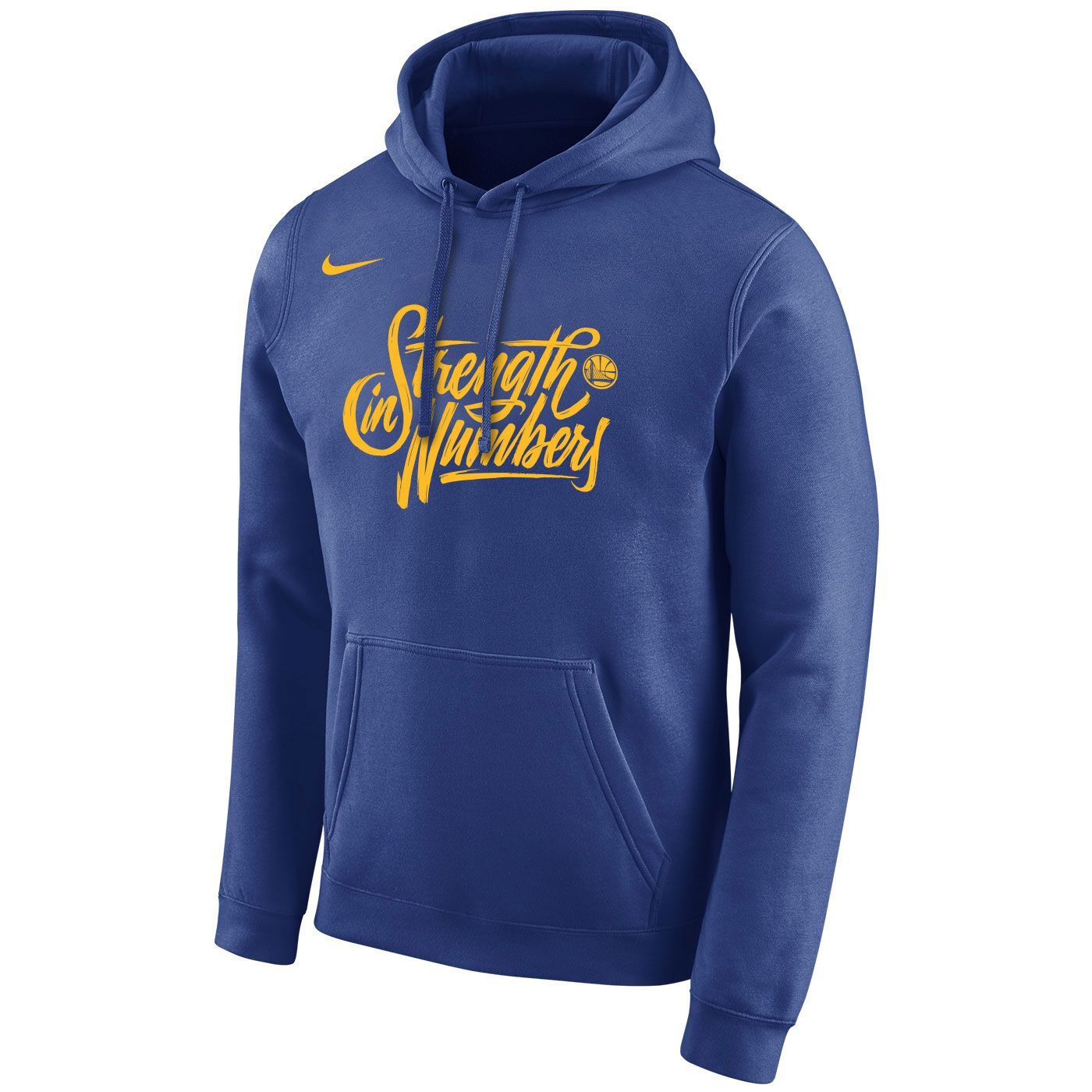 [M31314-СИНИЙ] Мужская толстовка Nike NBA Golden State Warriors Strength In Numbers с капюшоном.
