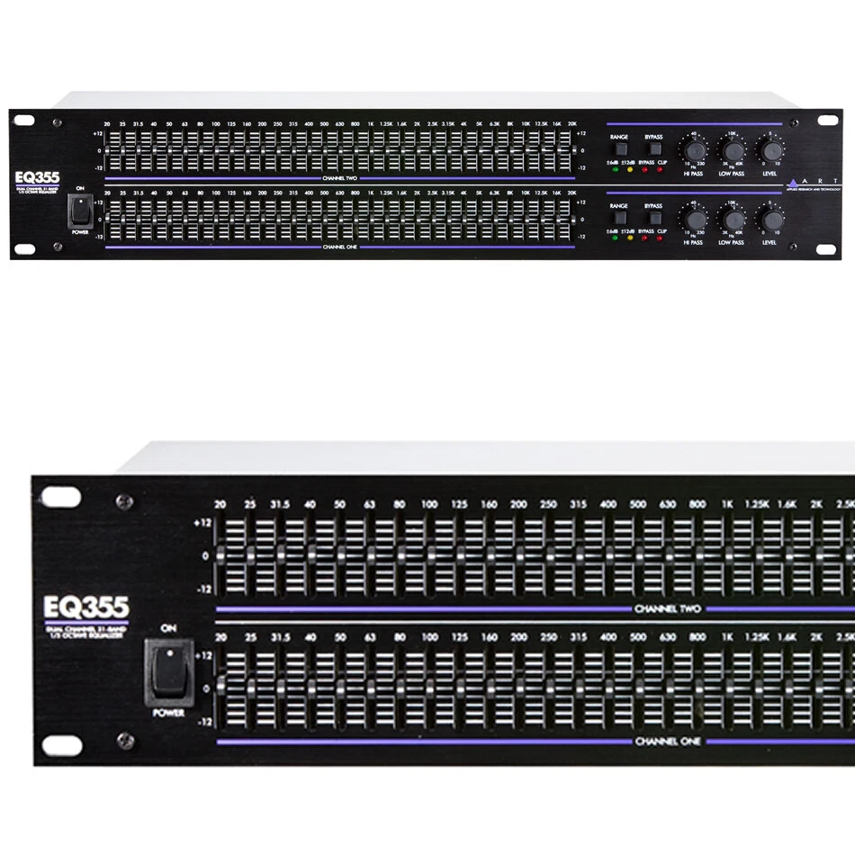 ART EQ355 Dual 31-Band Rack mount Equalizer 2 Channel EQ-355 NEW - Image 3 of 3
