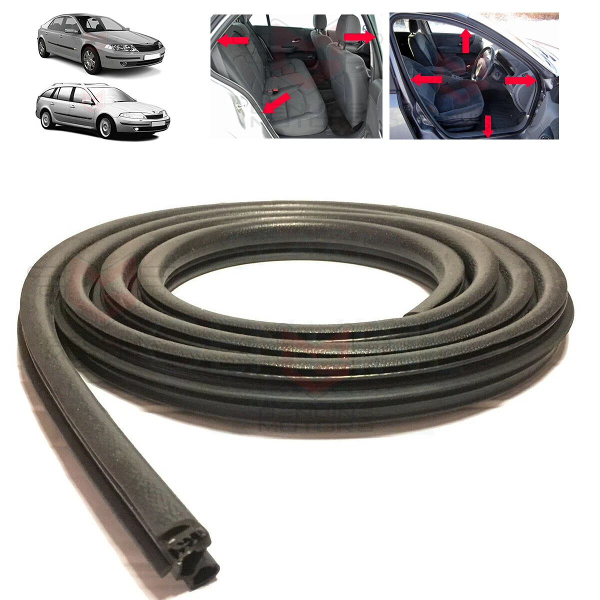 Door Weatherstrip Seal Replacement For Renault Laguna II (BG)(KG 