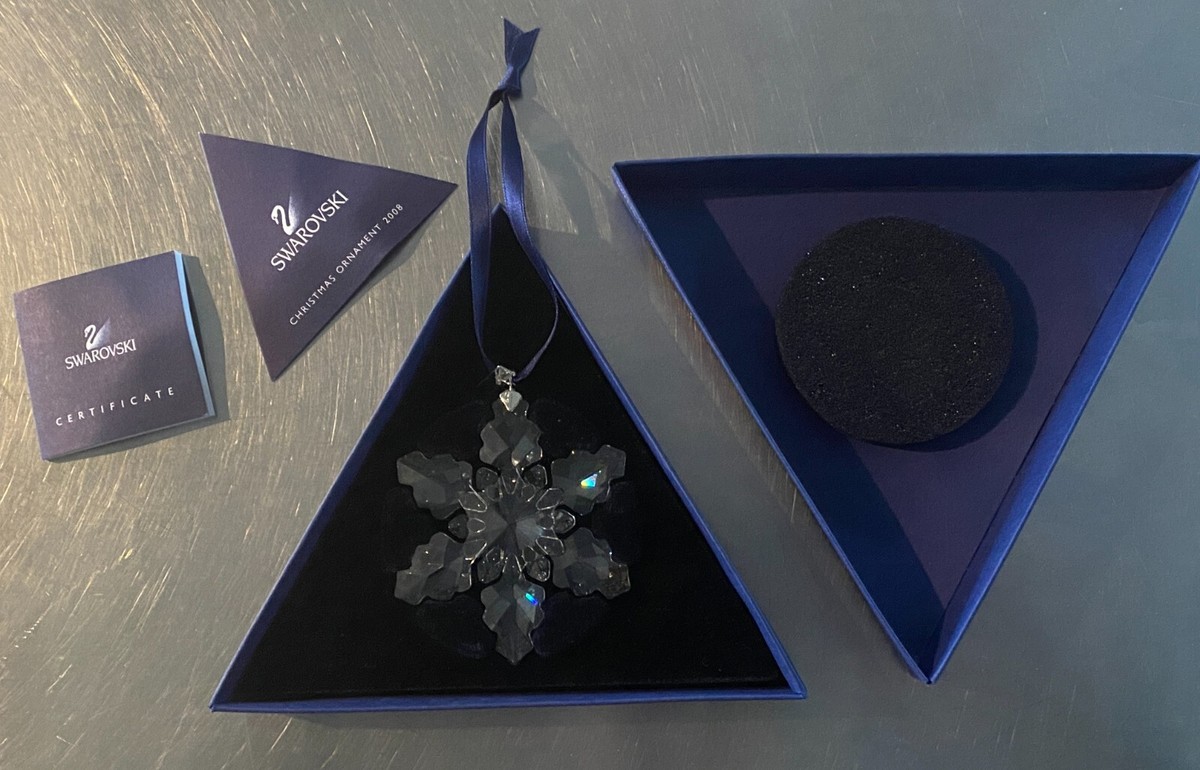 Swarovski 2008 Large Annual Star Snowflake Christmas