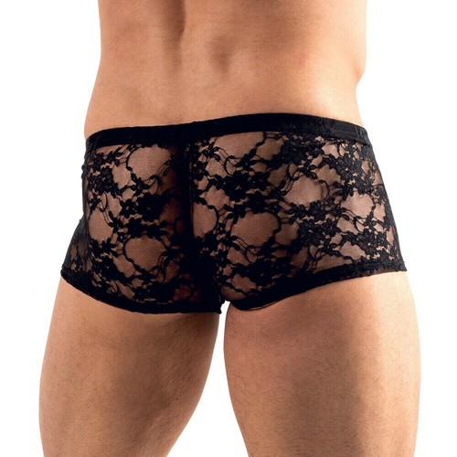 Calzoncillos boxer de encaje para hombre Svenjoyment ver a través de la ropa interior pantalones cortos baúles Reino Unido | eBay