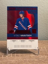 2020-21 Upper Deck Credentials Debut Ticket Access Vitali Kravtsov /199 #129 RC