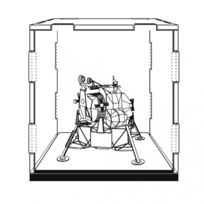 Metal Earth 3D DISPLAY CASE for Fascinations Kit Model