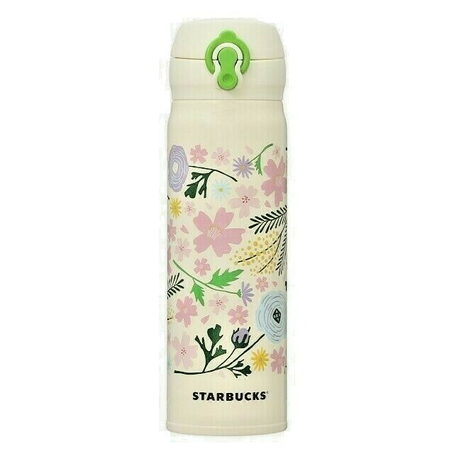 Starbucks SAKURA2021 Handy Stainless Bottle Spring Flowers 500ml
