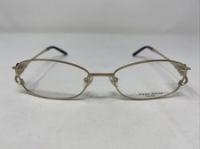 Tres Jolie Eyeglasses Frame 146 LT.GOLD 52-16-135 Gold/Brown Full Rim E438