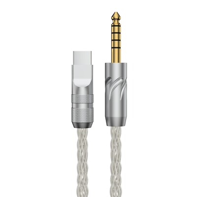 HIFI pure silver Type-C To 2.5mm 3.5mm 4.4mm Audio CableTo 3.5mm AUX Audio Cable