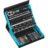Hazet Smartcase Bit-Satz 2200SC-2, 50-Teilig, Schwarz