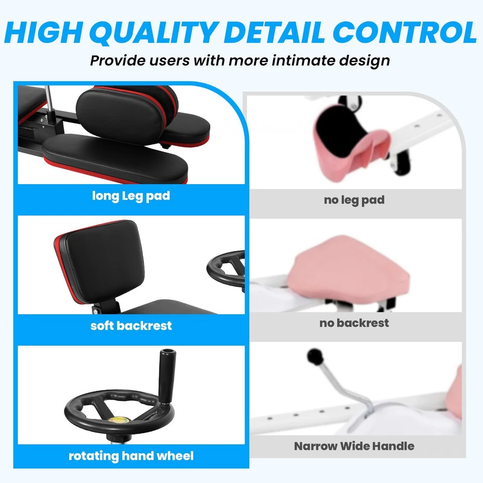 Estirador de piernas 330LBS, máquina dividida de alta resistencia, entrenador de estiramiento de cadera equipo artístico Foto 4 de 4