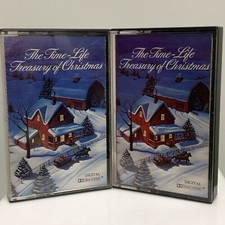 Lot/2 THE TIME LIFE TREASURY OF CHRISTMAS Cassette Tapes PART 1 2 Tested