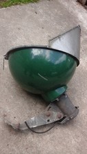 Benjamin vintage Industrial enamel ex-fire station floodlight.
